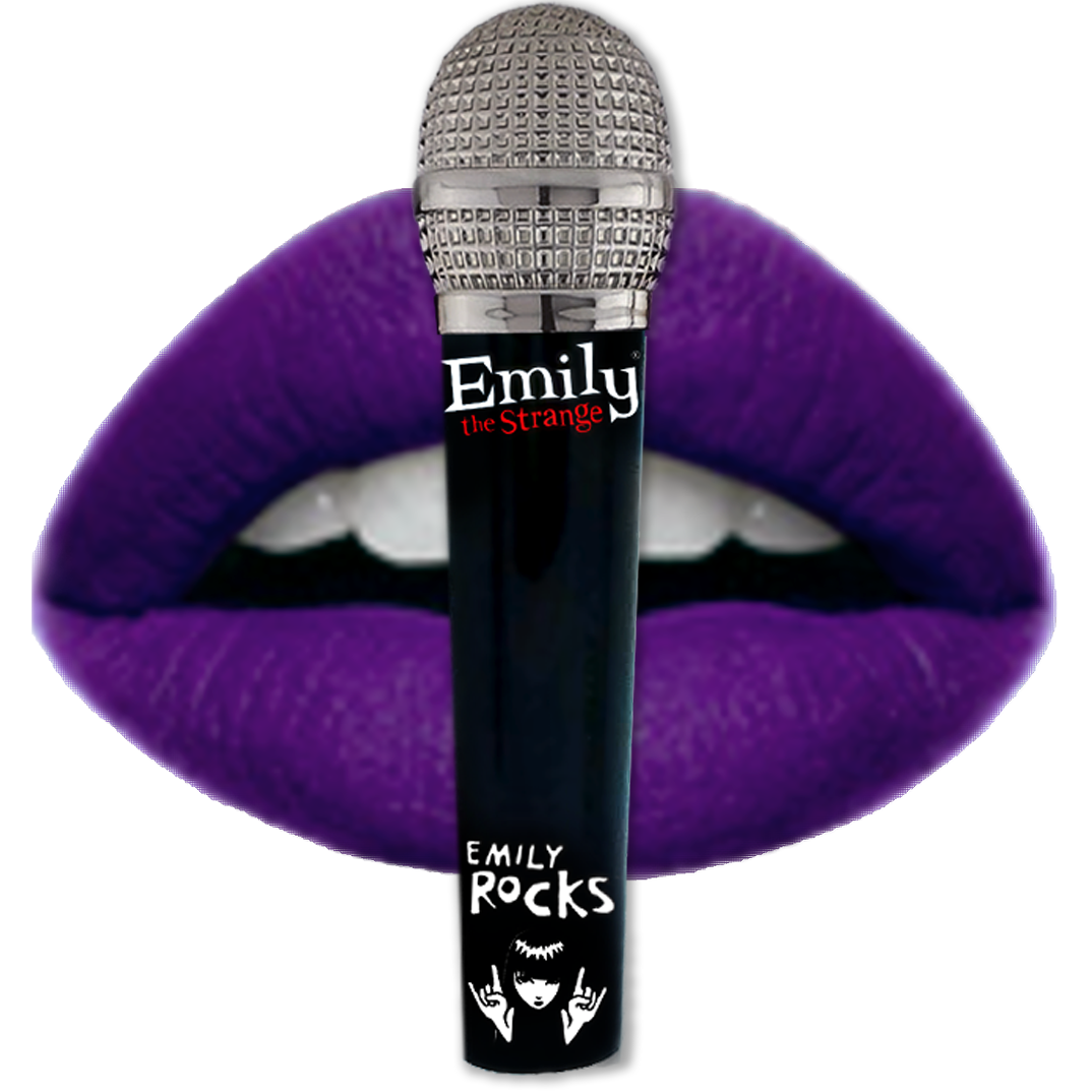 Emily the Strange Microphone Lipstick. (Precocious Purple)